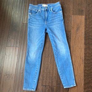 Madewell 10” Hi Rise Skinny Crop